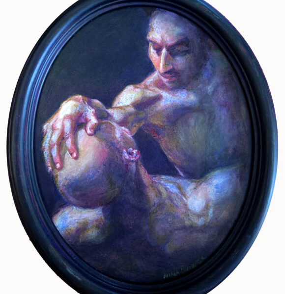 From Duality-Nina Cook-Oil on board-370x300mm