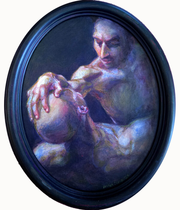 From Duality-Nina Cook-Oil on board-370x300mm