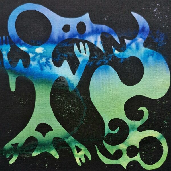 Maori Rock Art Study #11 - Joe Clarke cropped