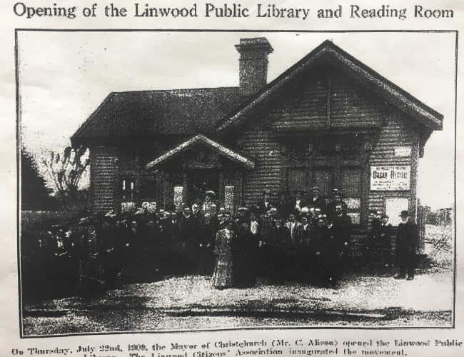 Opening of Linwood Library 1909