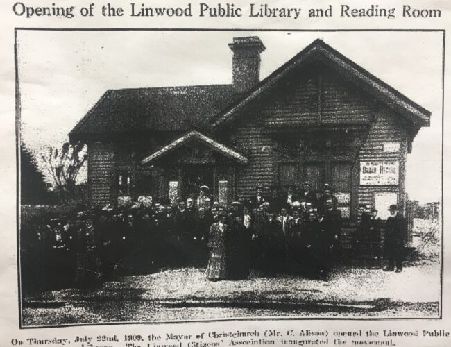 Opening of Linwood Library 1909