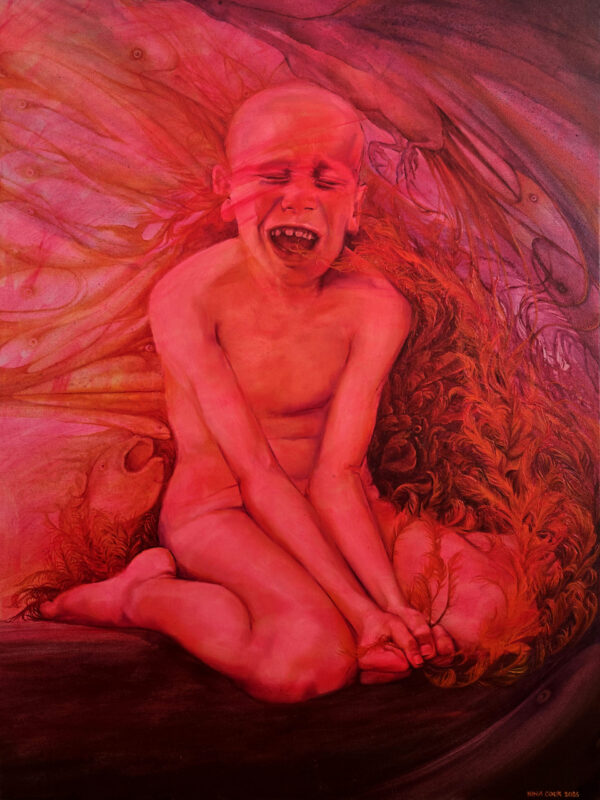 Phsychosensorial Surrender_3Nina Cook,oil on canvas, 1000x750mm