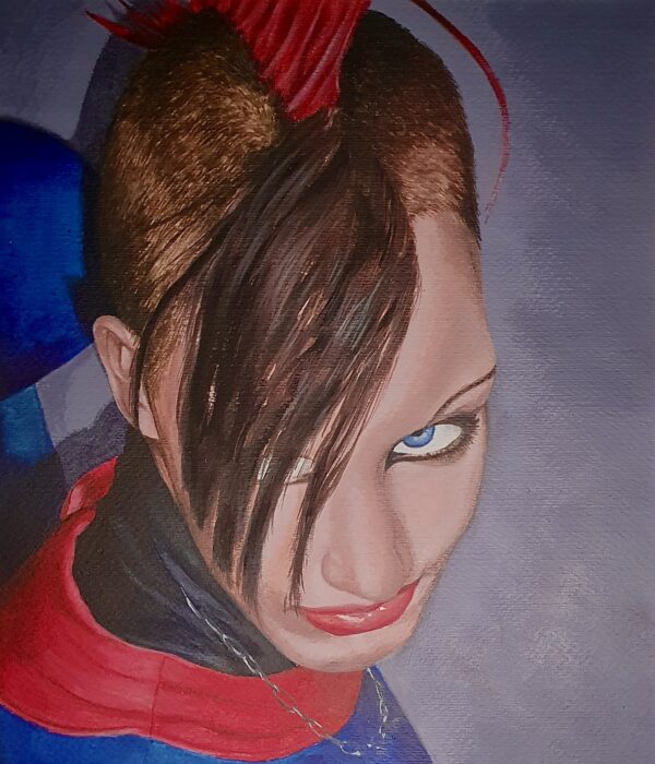Self punk portrait, Federica Benedet CROPPED